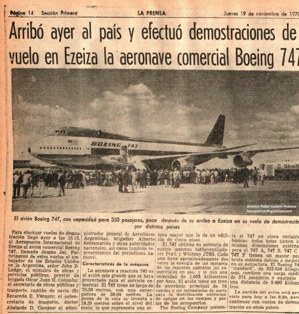 747 primera visita Argentinac