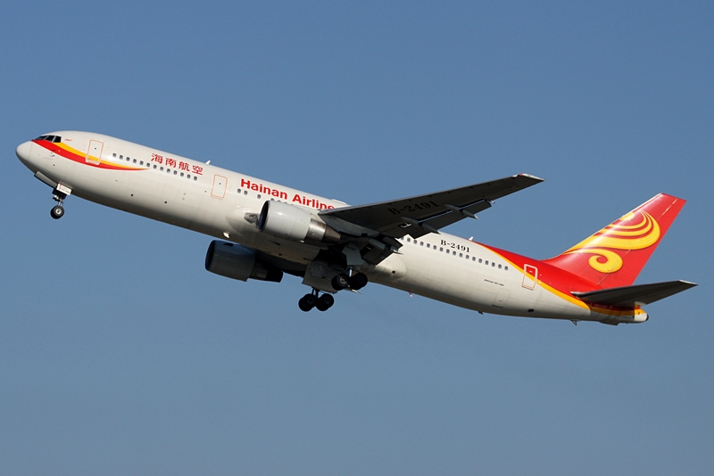 Boeing 767-300ER de Hainan Airlines. Foto: ChrisW/Wikimedia Commons