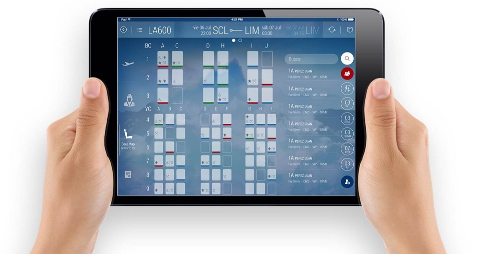 Proyecto Tablets para Tripulantes de Cabina - Grupo LATAM