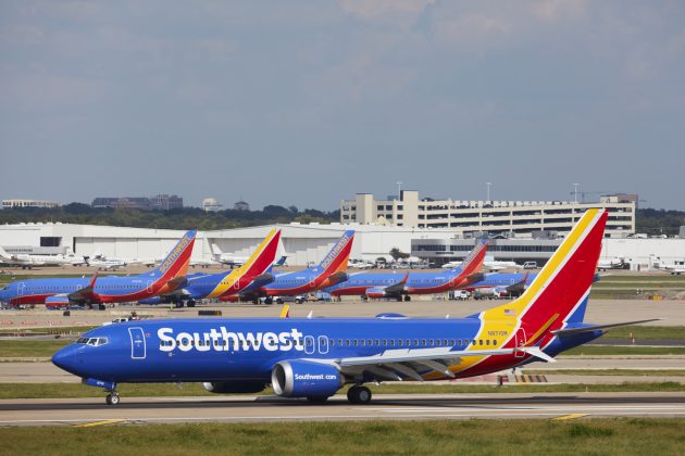 Boeing 737 MAX 8 Southwest Airlines