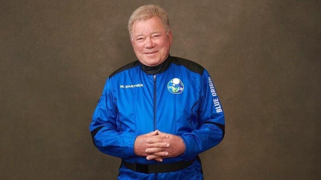 William Shatner Kirk Blue Origin