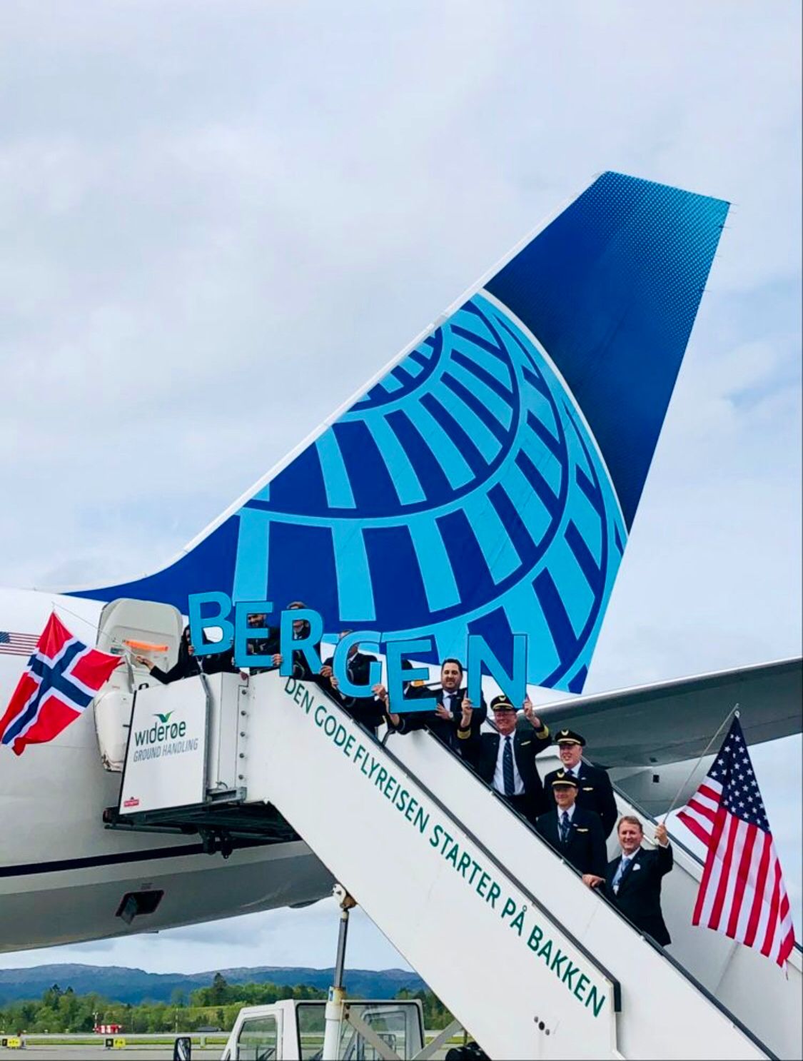 United inaugural Bergen