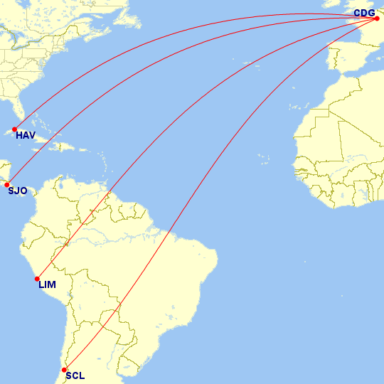 Air France A350 latam