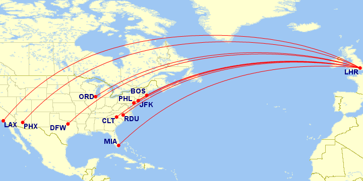 American Airlines Londres Heathrow