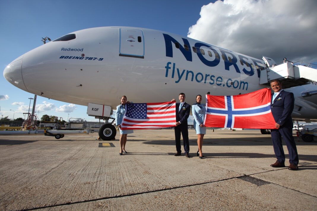 Norse Atlantic primer vuelo Noruega - Estados Unidos