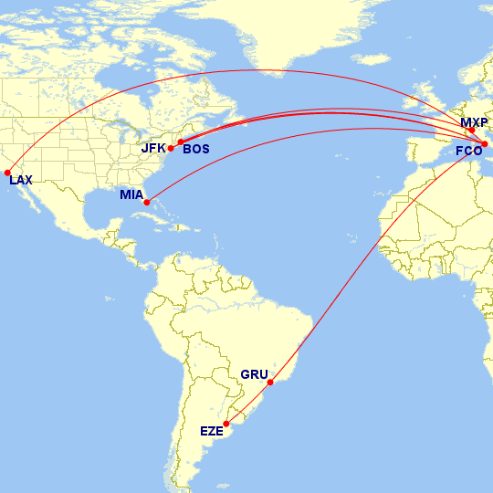 ITA summer 2022 intercontinental