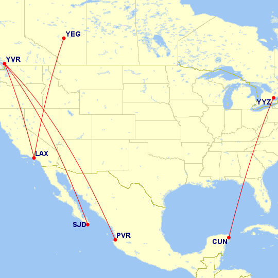 Flair Mexico y LAX