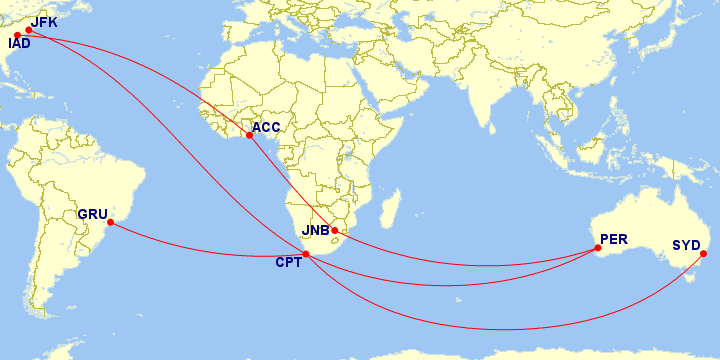 SAA long-haul network future