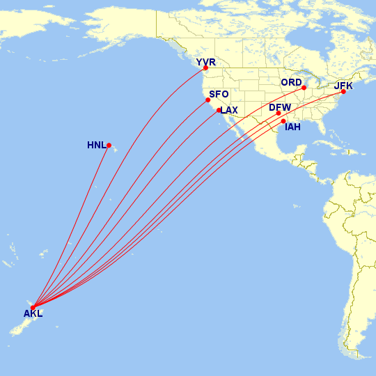 Auckland Norteamerica