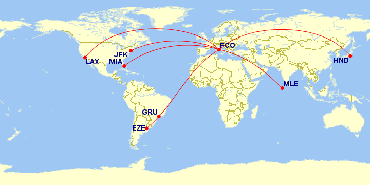 ITA Airways Miami Airbus A350