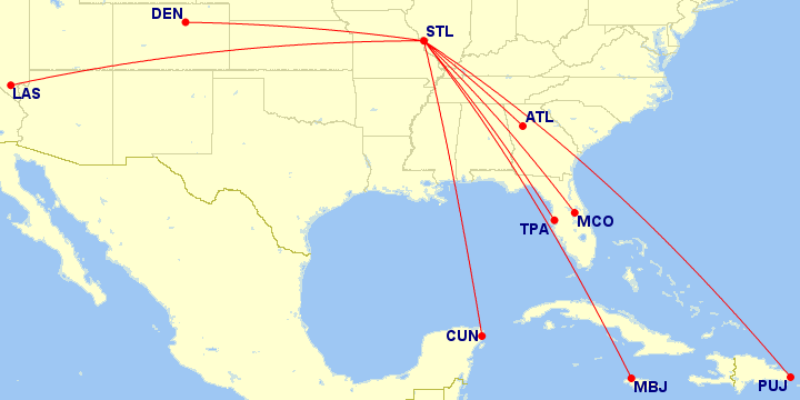 Frontier Airlines St. Louis