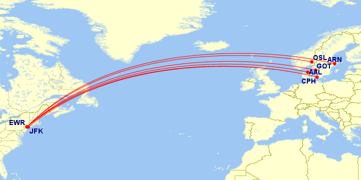 Scandinavian Airlines New York