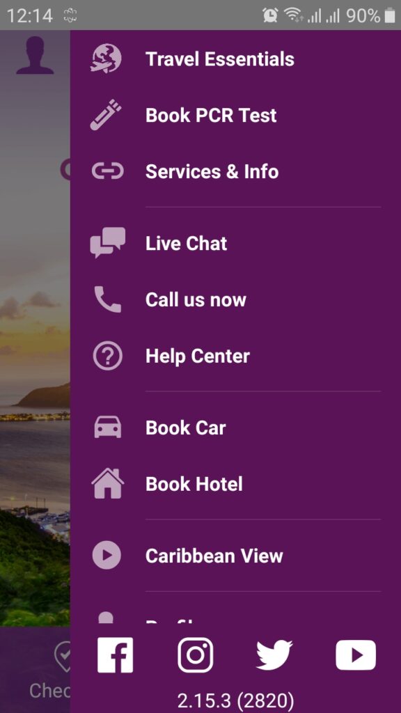 Caribbean Airlines App