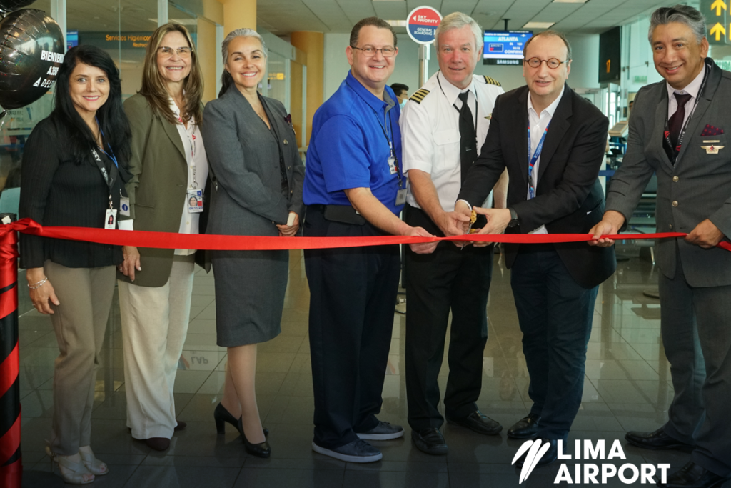 Delta Air Lines began Airbus A350 flights to Lima 