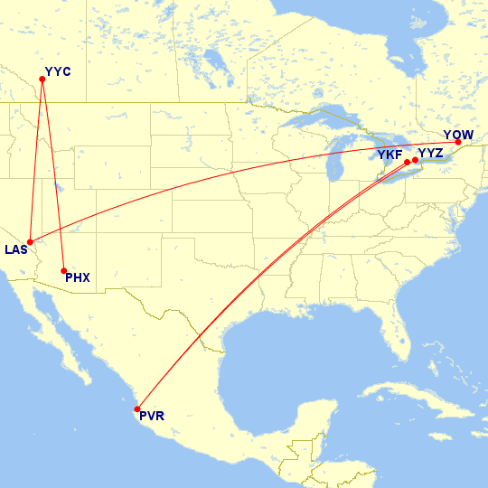 Flair Airlines Estados Unidos Mexico