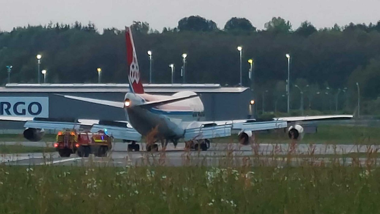 Incidente en el aeropuerto de Luxemburgo: un Boeing 747-400F de Cargolux experimenta un fallo en el tren de aterrizaje (Foto: Raymond Michaux)