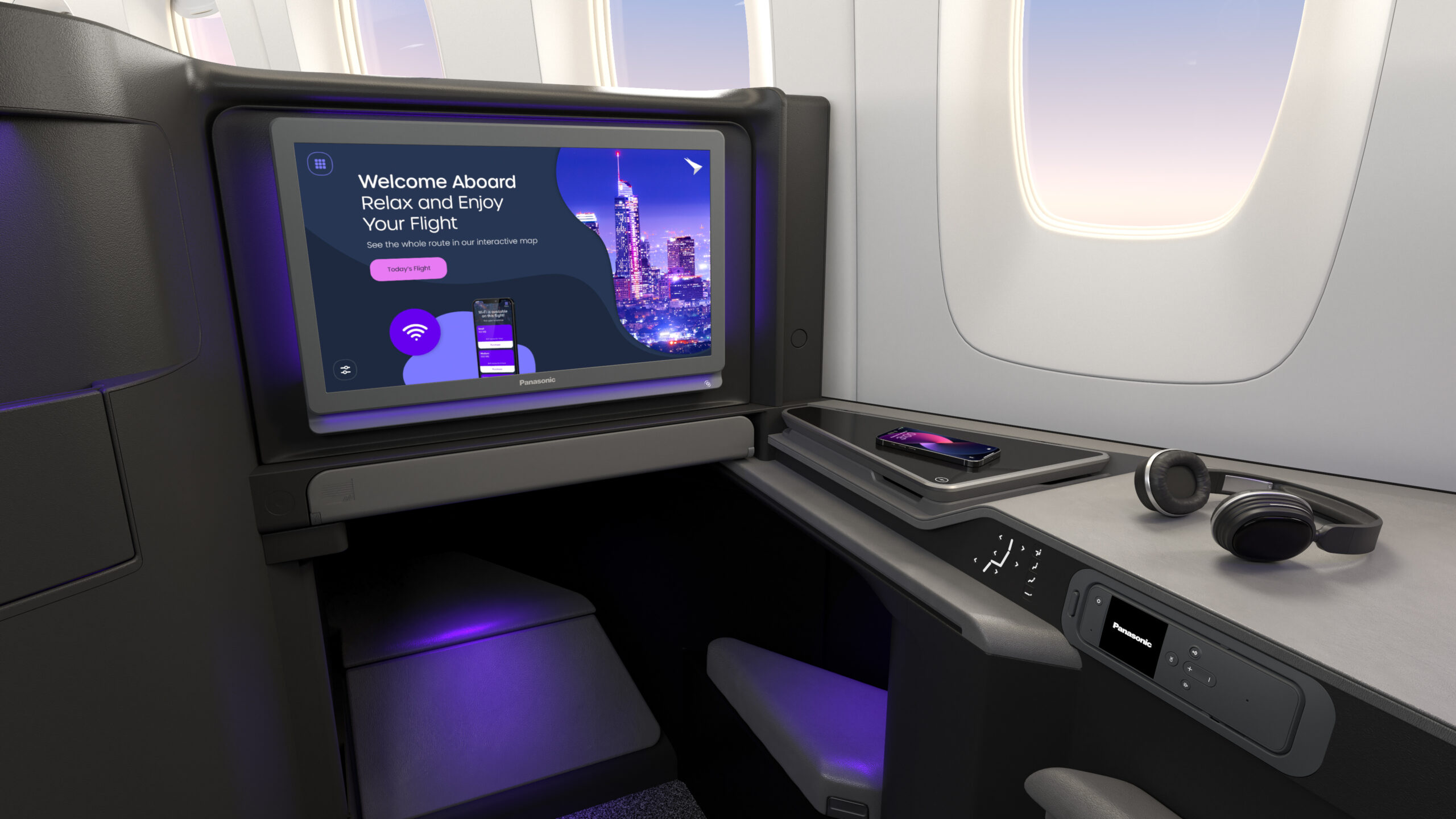 United Airlines elige a Panasonic Avionics para su nuevo sistema de entretenimiento a bordo