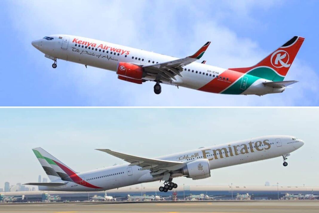 Emirates y Kenya Airways firman acuerdo de código compartido