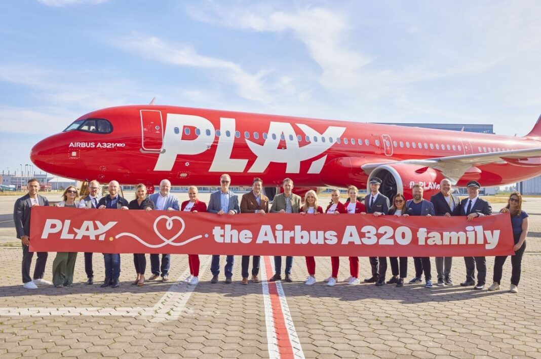 PLAY Airline recibió su décimo avión de la familia Airbus A320