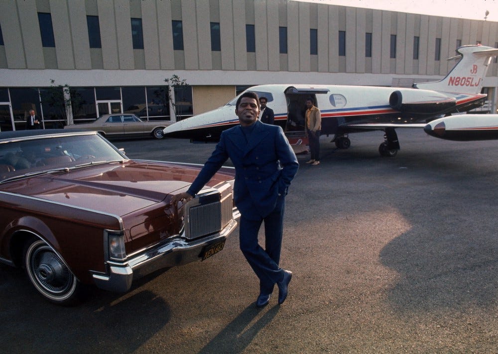 Learjet 23 propiedad de James Brown