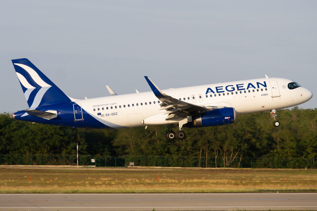 Aegean Airlines - Airbus A320 - SX-DGZ - Budapest Ferenc Liszt Airport (BUD), Hungary