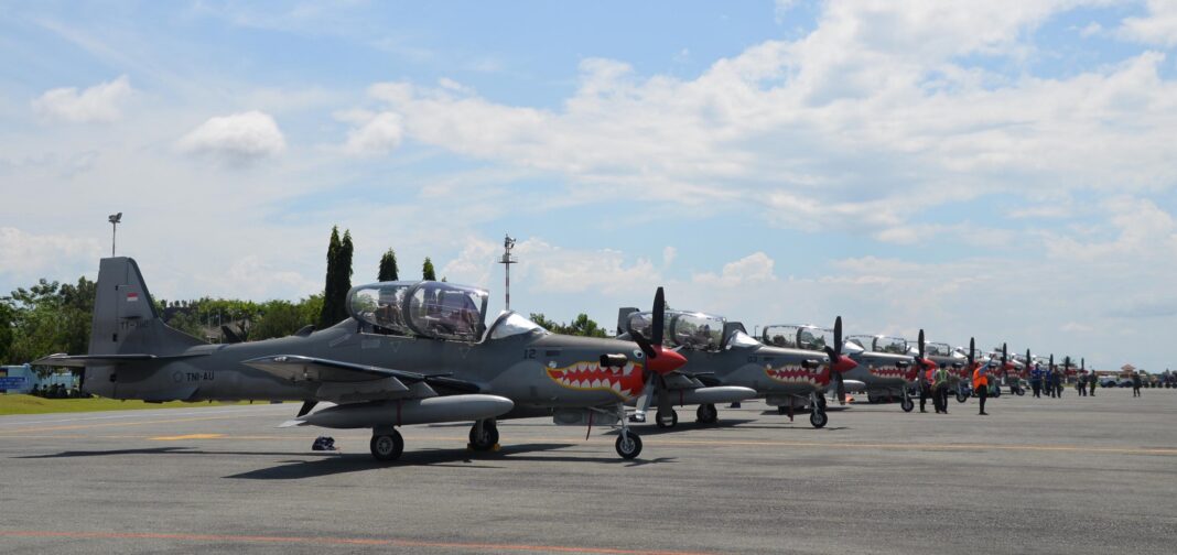 Embraer EMB-314 Super Tucano TNI AU Indonesia accidente