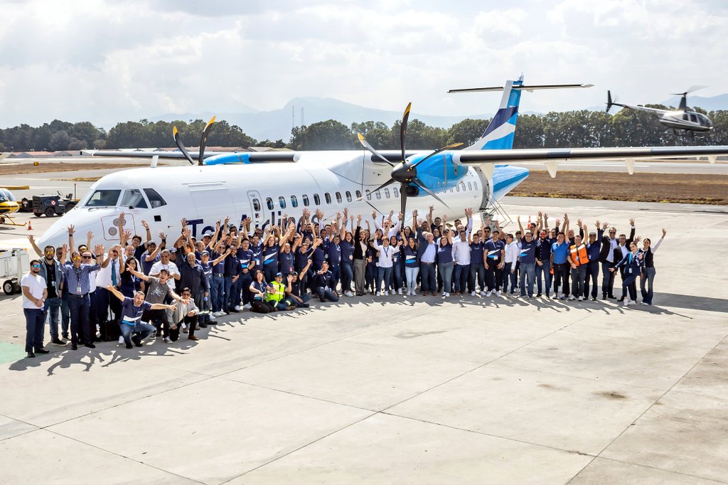 Cuarto ATR 72-500 de TAG Airlines (Foto: Nexos Turísticos en X)