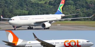 gol saa codeshare south african