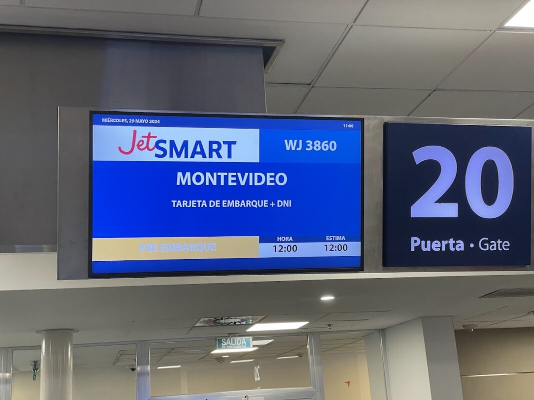 Jetsmart aeroparque montevideo